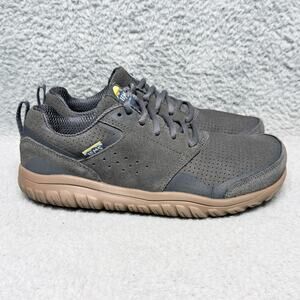 Lems Primal Zen Mens Size 8.5 Minimalist Barefoot Sneakers Shoes Graphite Suede